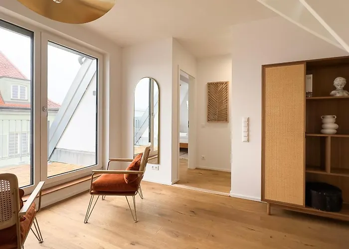 Apartman Modernes Maisonette-apartment Mit Terrasse I Augsburg