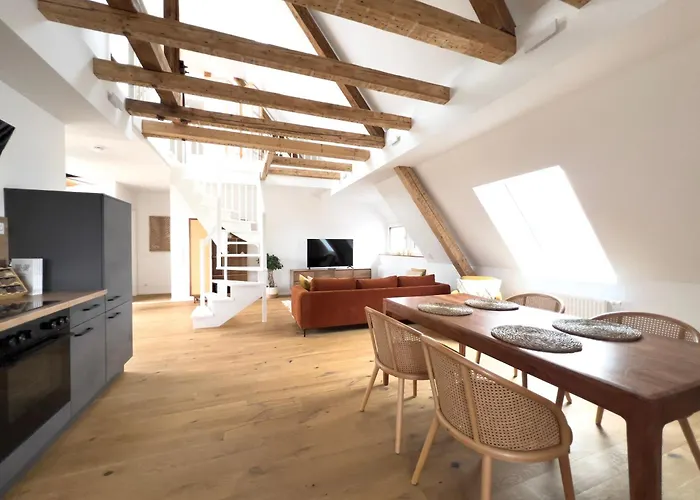 Apartment Modernes Maisonette-apartment Mit Terrasse I Augsburg