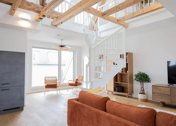 Modernes Maisonette-apartment Mit Terrasse I Apartman *